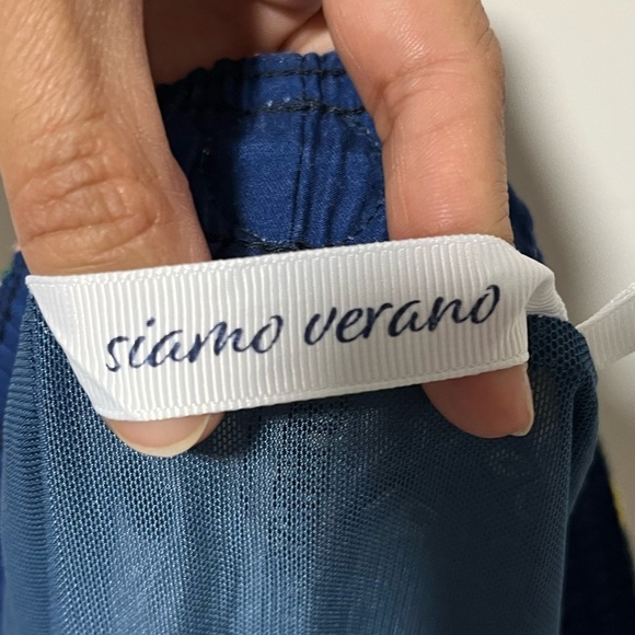 Siamo Verano Men’s Swim Shorts M Floral Tropical Print Summer Beachwear - Picture 4 of 14